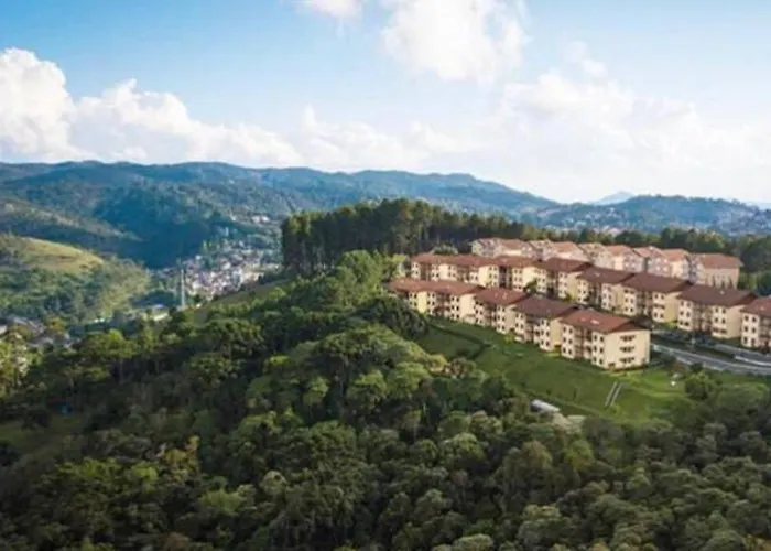 Apartamento Completo Em Campos Do Jordao - Um Dos Condominios Mais Alto Da Cidade - Linda Vista